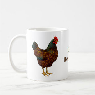Caneca De Café Brown Barnevelder Hen Chicken