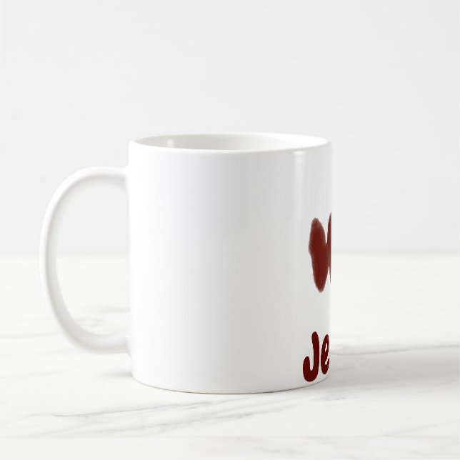 Caneca De Café Brown Halloween assustador queda rosto acrescentar (Esquerda)