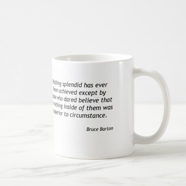 Caneca De Café Bruce Barton - algo para dentro (Direita)