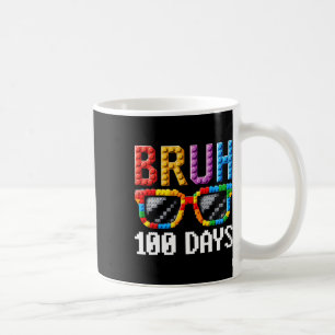 Caneca De Café Bruh 100 Dias De Colheita De Blocos De Escombros E