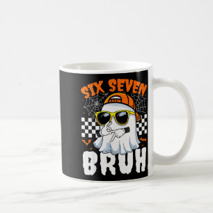 Caneca De Café Bruh 67 Dia das Bruxas Engraçado Seis Sete Meme Br