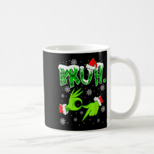 Caneca De Café Bruh 67 Seis Sete 6 7 Meme Natal Divertido Gen Z S