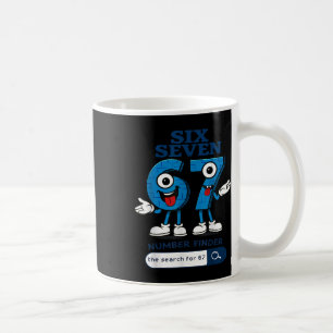 Caneca De Café Bruh 67 Seis Sete 6-7 Talian Brainrot Meme Para Cr