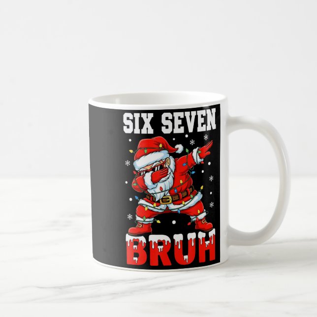 Caneca De Café Bruh 67 Six Seven Santa Dabbing Christmas Men Boys (Direita)