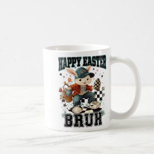 Caneca De Café Bruh Coelho Divertido Coelho Ama Ovos Feliz Páscoa