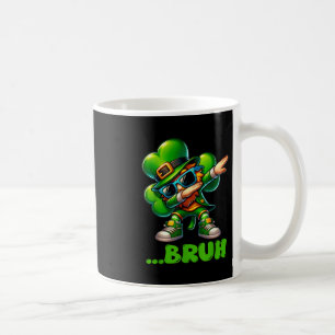 Caneca De Café Bruh Dab Leprechaun Crianças Engraçadas Meninos Me
