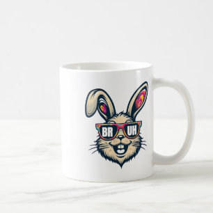 Caneca De Café Bruh Dabbing Bunny Páscoa Engraçado Crianças Menin