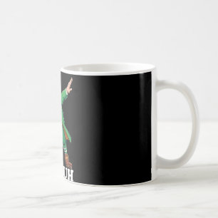 Caneca De Café Bruh Dabbing Leprechaun Engraçado Homens Crianças