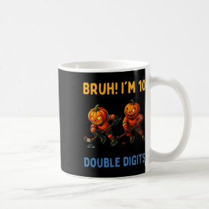 Caneca De Café Bruh Estou Com Dois Dígitos 10º Aniversário Abóbor