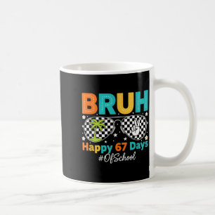 Caneca De Café Bruh Feliz 67 Dias De Escola Sungles 6 7 Meme Meni