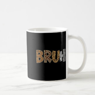 Caneca De Café Bruh Funny Animal Print Meme Jungle Safari Design