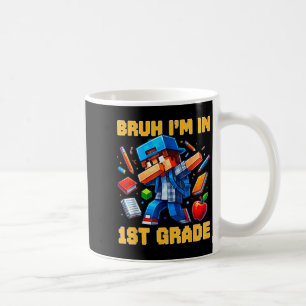 Caneca De Café Bruh I'm Em Jovens Rapazes Com Dabbing Grau 1r