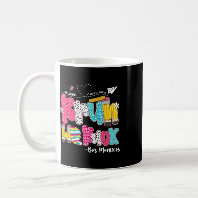 Caneca De Café Bruh Nós Ck Monitores De Ônibus Dão Boas-Vindas Ck (Esquerda)