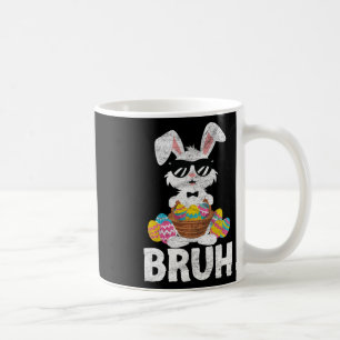 Caneca De Café Bruh Páscoa Dia Engraçado Coelhinhos Páscoa Bruh K