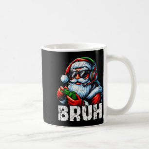 Caneca De Café Bruh Santa Divertido Roupas de Gaming Gamer Pijama