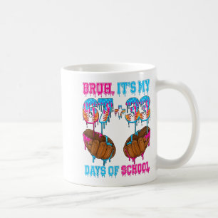 Caneca De Café Bruh São Meus 67 33 Dias De Escola 100º Dia Baseba