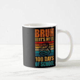 Caneca De Café Bruh São Os Meus 100 Dias De Dragão Escolar 100º D
