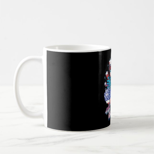 Caneca De Café Bruh Shark 4 De Julho (Esquerda)