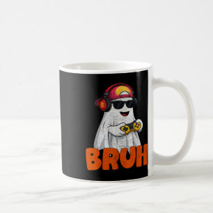 Caneca De Café Bruh Spooky Boo Halloween - Jogo de fantasia