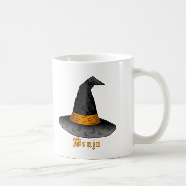 Caneca De Café Bruja Witch Hat (Direita)