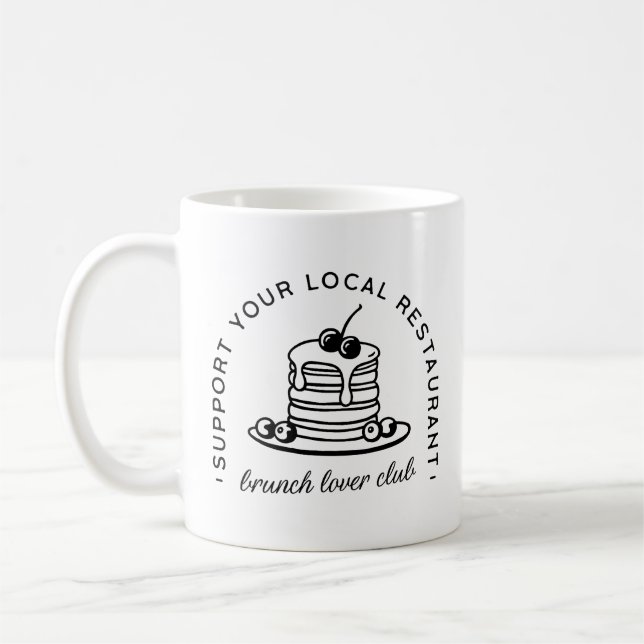 Caneca De Café Brunch inventa citações engraçadas (Esquerda)