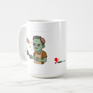 Caneca De Café Brunch Zumbi – Virar Panqueca de Cérebro