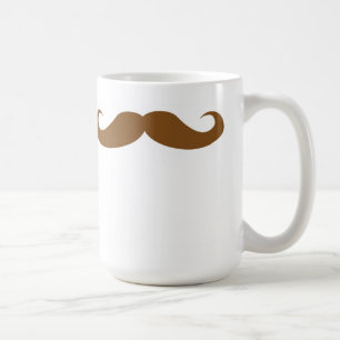 Caneca De Café Brunette Mustache