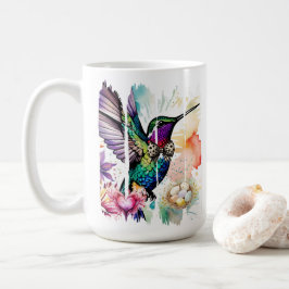 Caneca De Café Brushstroke Bird Art