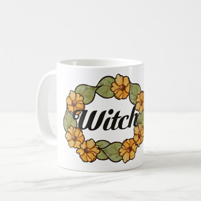 Caneca De Café Bruxa (Frente Esquerda)