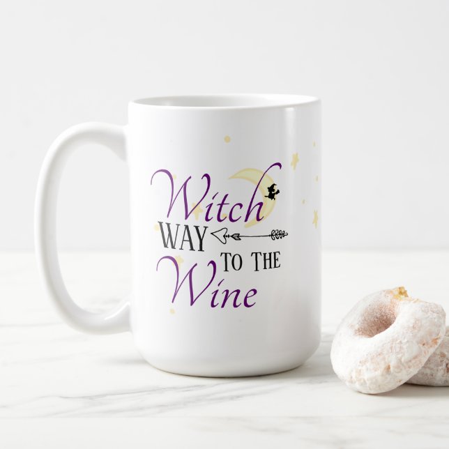 Caneca De Café Bruxa (Com Donut)