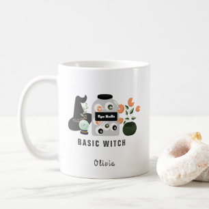 Caneca De Café Bruxa Básica Halloween