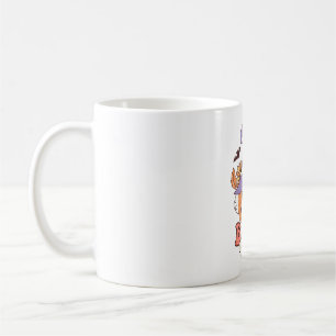 Caneca De Café Bruxa Básica Spooky Season Halloween Groovy Retro