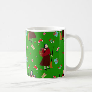 Caneca De Café bruxa Befana do Natal