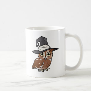 Caneca De Café Bruxa da coruja de Screech de Birdorable