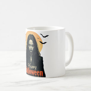 Caneca De Café Bruxa de Halloween Gótica