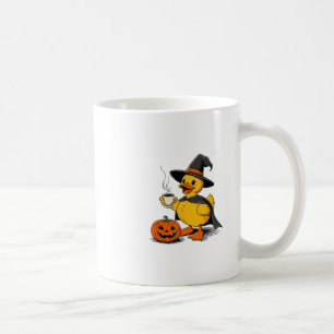 Caneca De Café Bruxa de Pato de Cruzeiro de Halloween Abóbora Caf