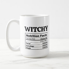 Caneca De Café Bruxa de Tarot Astrólogos Amantes da Magia Feminis