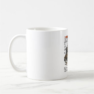 Caneca De Café Bruxa do Dia do Artista Noite de Halloween Pintor 
