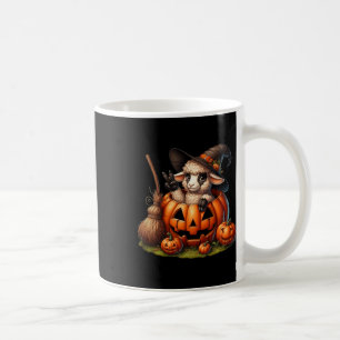 Caneca De Café Bruxa Engraçada Pumpkin Halloween Mens Womens Ki