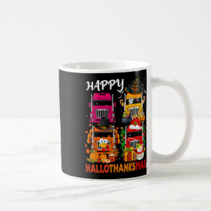 Caneca De Café Bruxa Turquia Papais noeis Caminhões Felizes Hallo