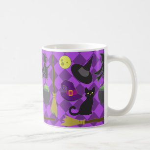 Caneca De Café Bruxas de Halloween