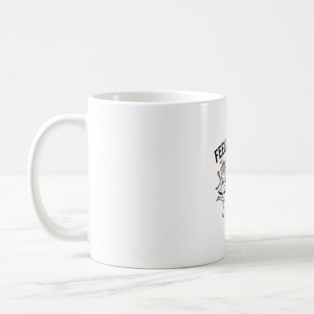 Caneca De Café Bruxas do Halloween Retro Sentindo-se Bruxas (Esquerda)
