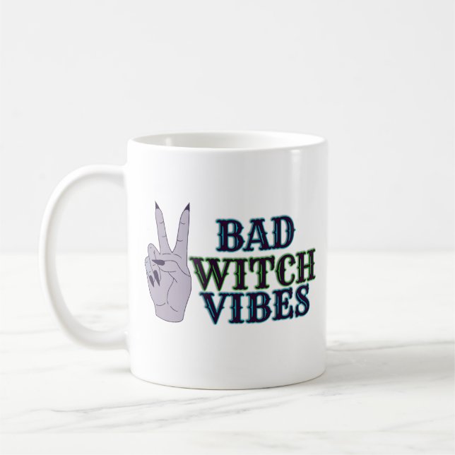 Caneca De Café Bruxas Más Vibes Bruxas (Esquerda)