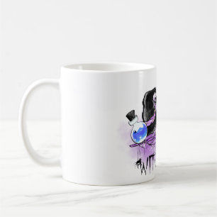 Caneca De Café Bruxas Vibes - Café de Halloween assustador