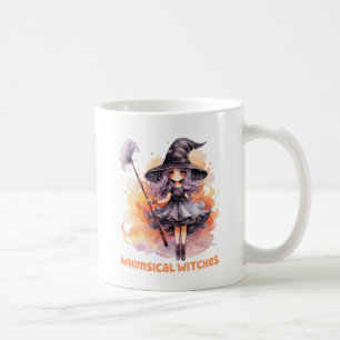 Caneca De Café Bruxas Whimsical