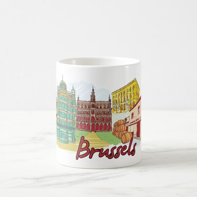 Caneca De Café Bruxelas Bélgica (Centro)