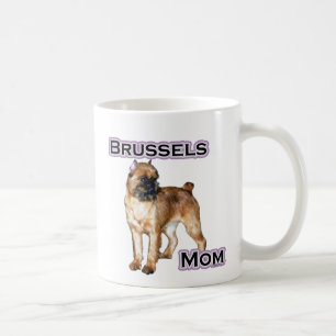 Caneca De Café Bruxelas Griffon Mãe; Mãe de Bruxelas Griffon