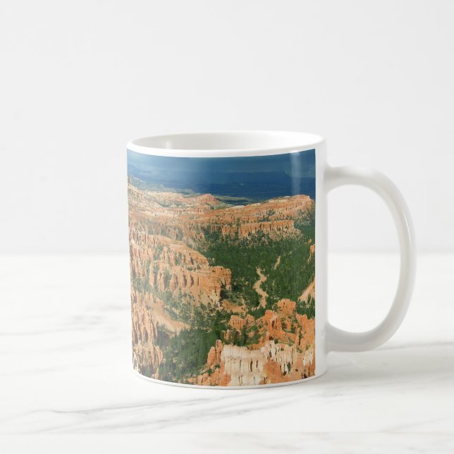 Caneca De Café Bryce Canyon Amphitheater Hoodoos Panorama (Direita)