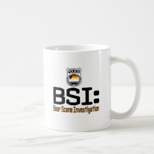Caneca De Café BSI: Investigação da cena do urso