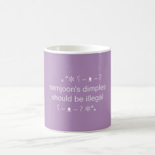 Caneca De Café BTS Namjoon RM Adolescente Roxo